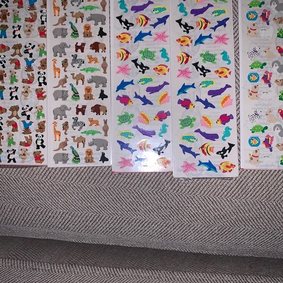 Other - Lots of 5 Sandylion vintage stickers